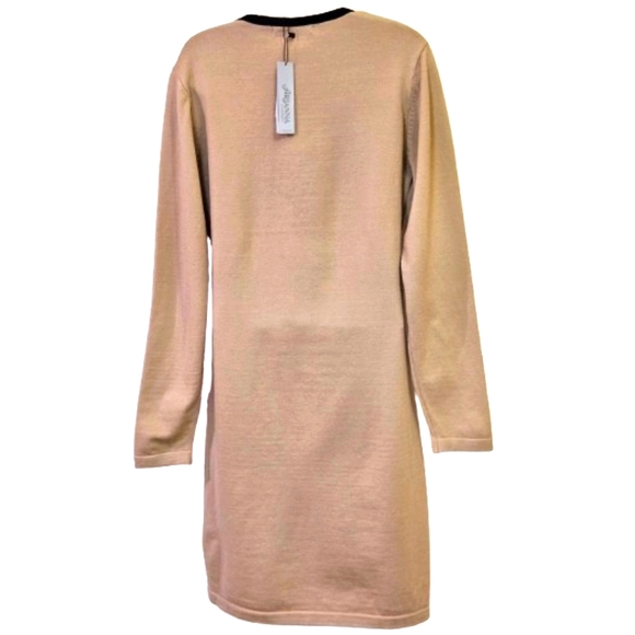 ARIANNA By HOWARD'S Chestnut Brown/Black/Tan Block Sweater Dress, X-Large, NWT - Picture 3 of 16